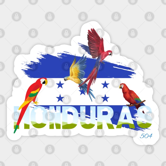 Honduras Guacamaya 504 Sticker by CA~5